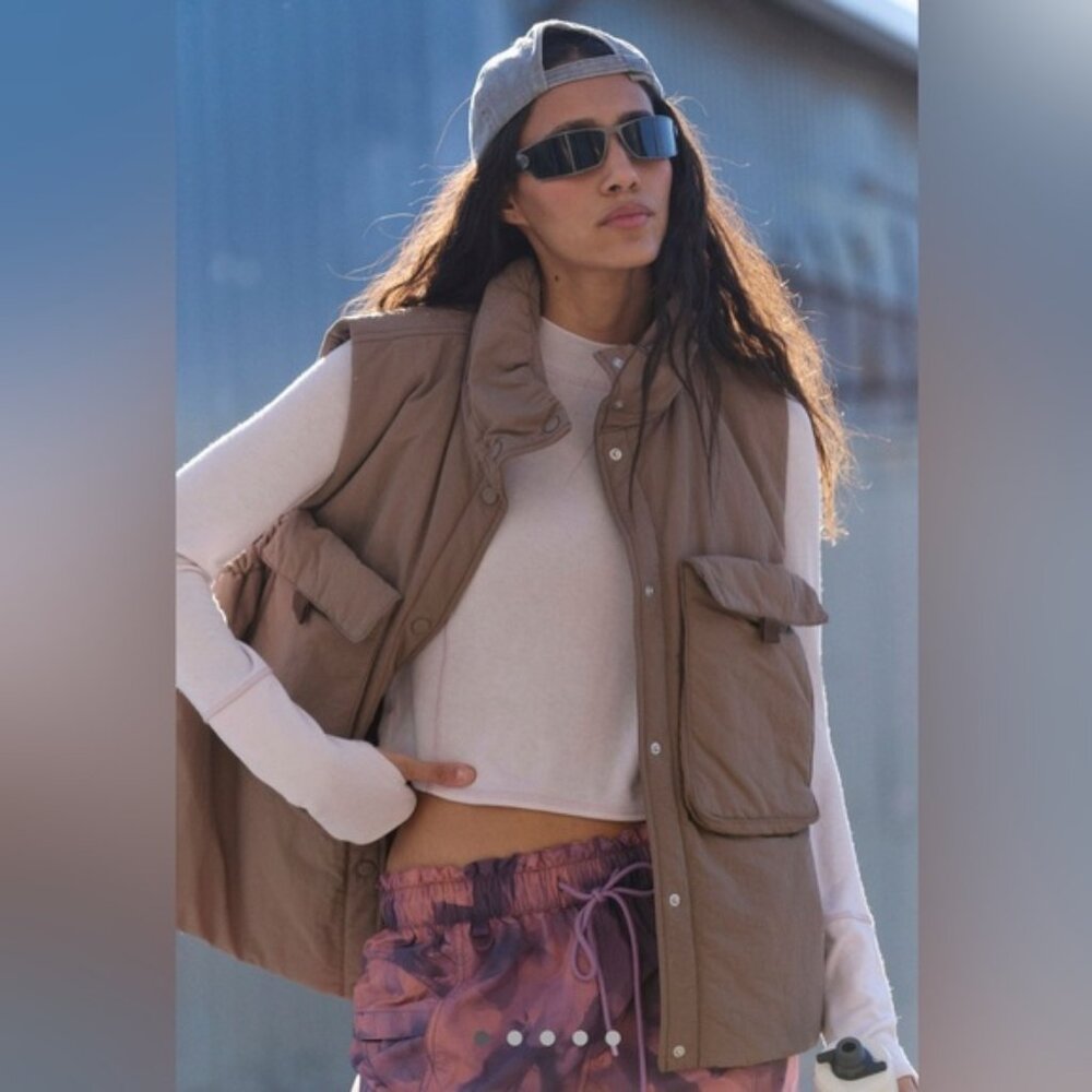 Free People Cabin fever puffer vest